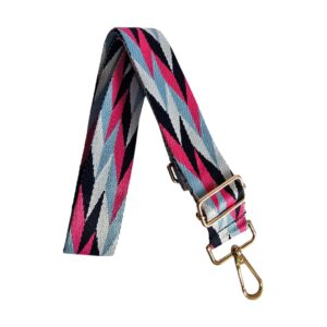 Strap Flechas Cromáticas Azul, Fucsia y Blanco