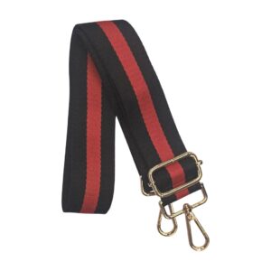 Strap Línea Roja sobre Fondo Negro