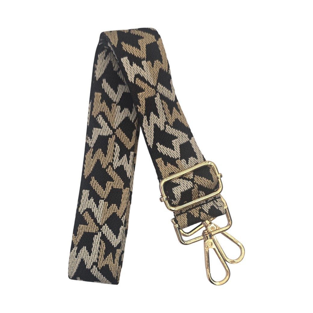 Strap Monograma “M” Negro y Café