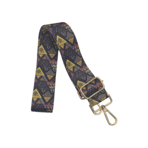 Strap Triangulos Vibrantes, morado, amarillo