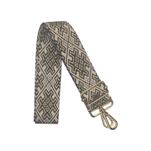 Strap Jacquard Dorado Negro