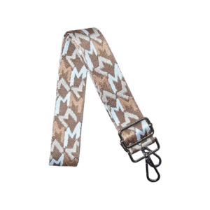 Strap Monograma M café y beige