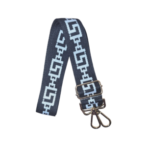 Strap Eslabón Geométrico Blanco y Negro