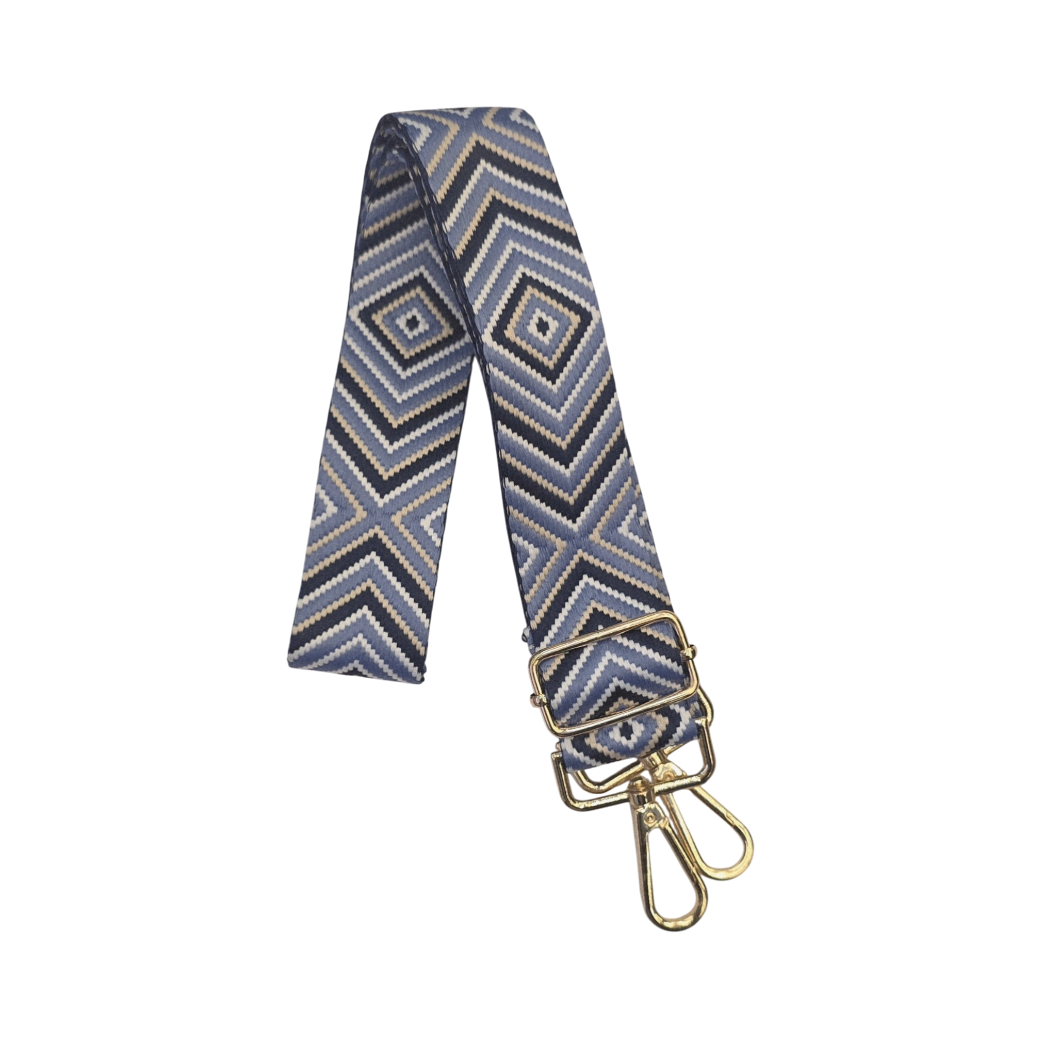 Strap Rombos Azul claro, azul oscuro