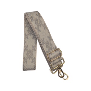 Strap Jacquard Geométrico Gris