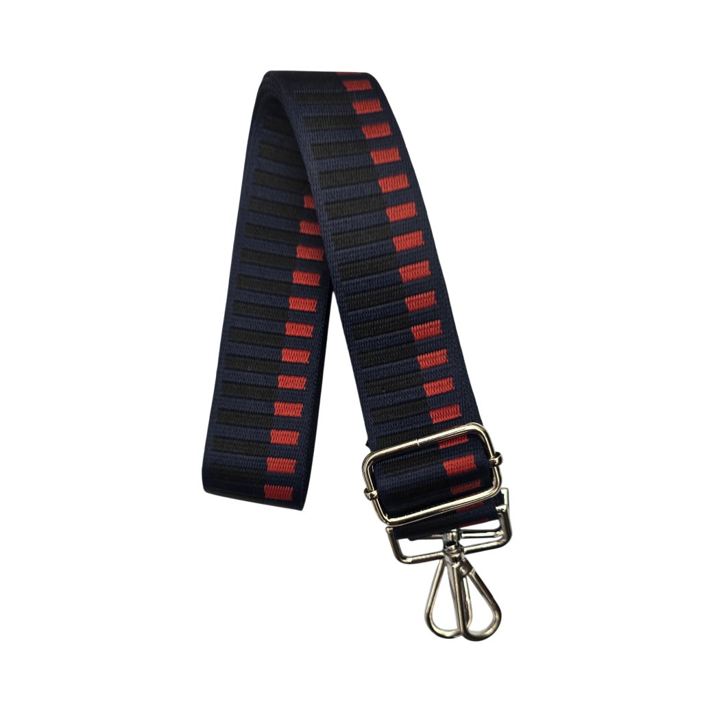 Strap Bloques Azul, Negro y Rojo