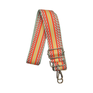 Strap Franja Tricolor Cítrica (naranja, amarillo, blanco)