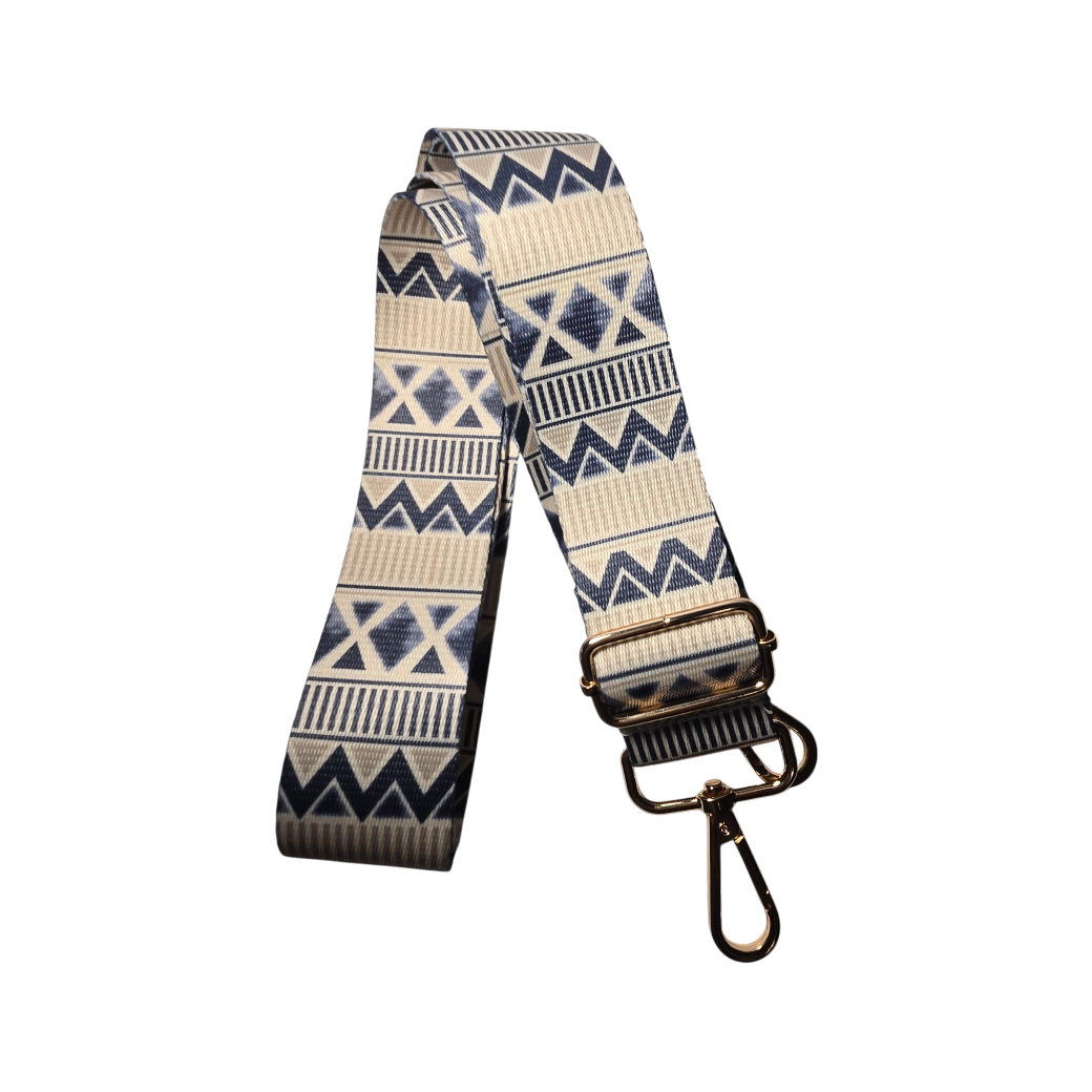 Strap Etnico Beige y Gris Azulado