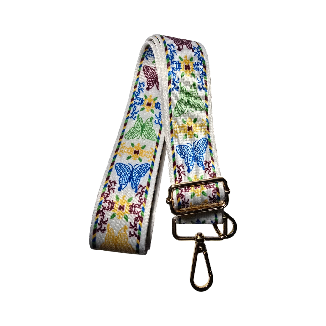 Strap Mariposas Coloridas fondo Blanco